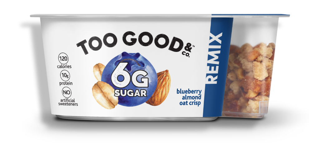 Too Good & Co.® Remix Blueberry Almond Oat Crisps Yogurt Cultured Ultra Filtered Milk with Mix-ins